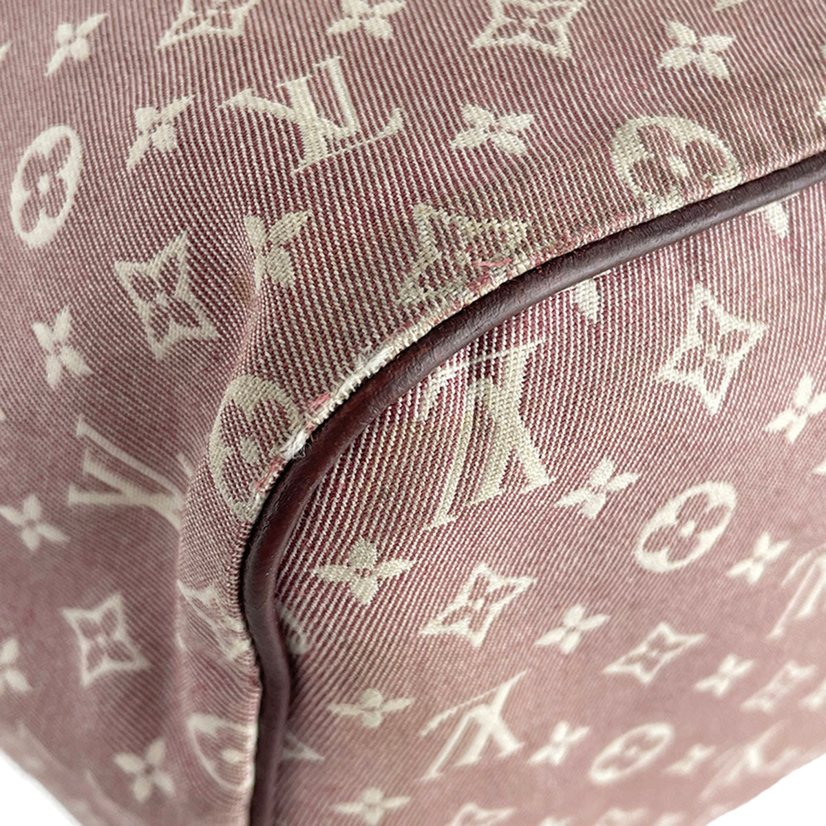 Louis Vuitton Monogram Idylle Neverfull MM Cotton Fabric Brown Tote bag 4895