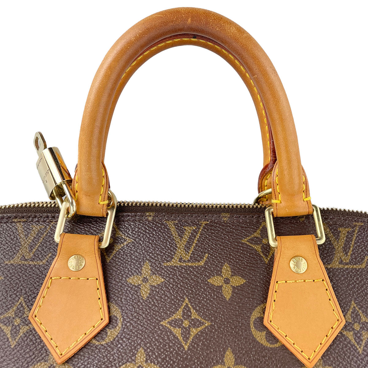 Louis Vuitton Monogram Alma Coated Canvas Fabric Brown Handbag 4881