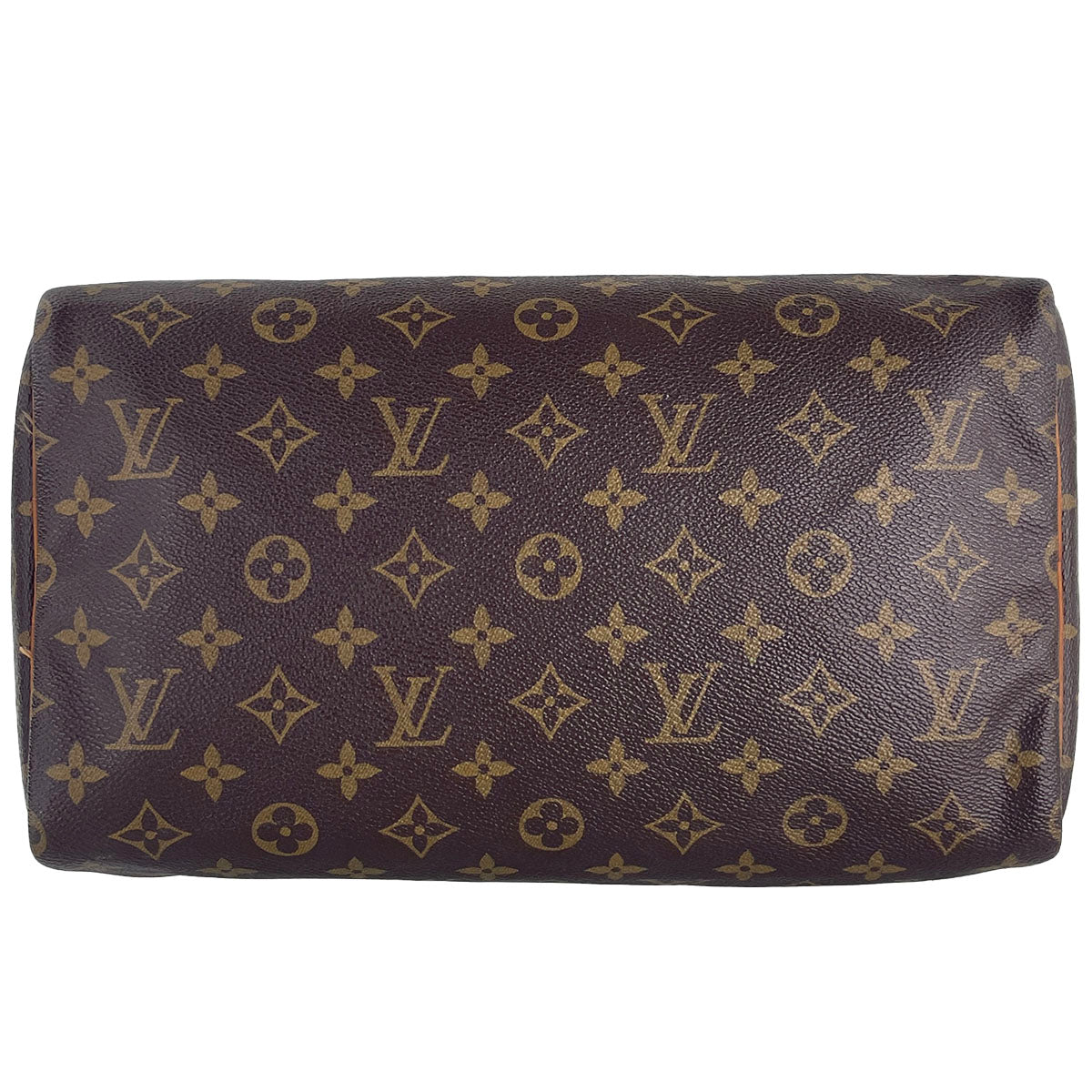 Louis Vuitton Monogram Speedy 30 Coated Canvas Fabric Brown Handbag 4914