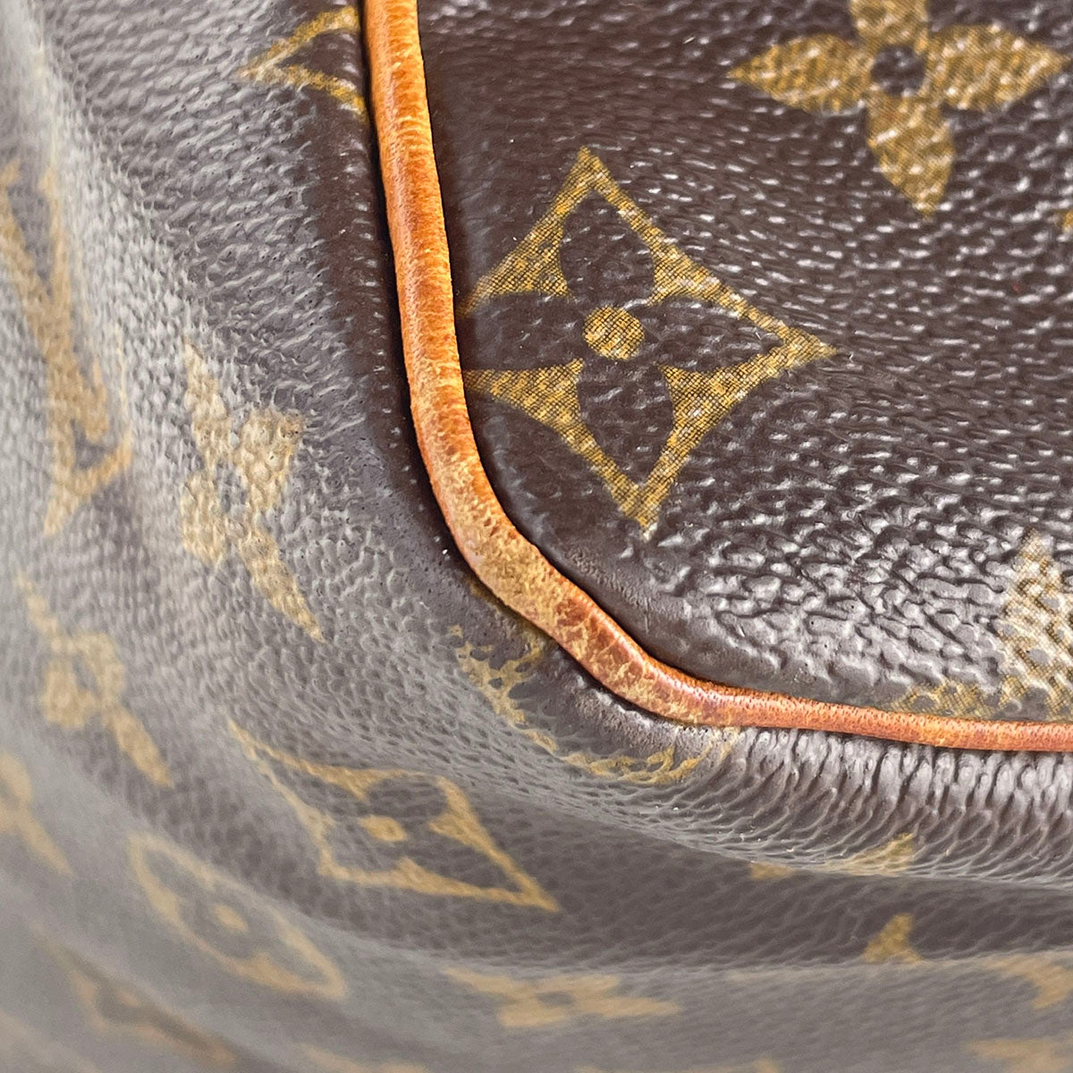 Louis Vuitton Monogram Speedy 30 Coated Canvas Fabric Brown Handbag 4924