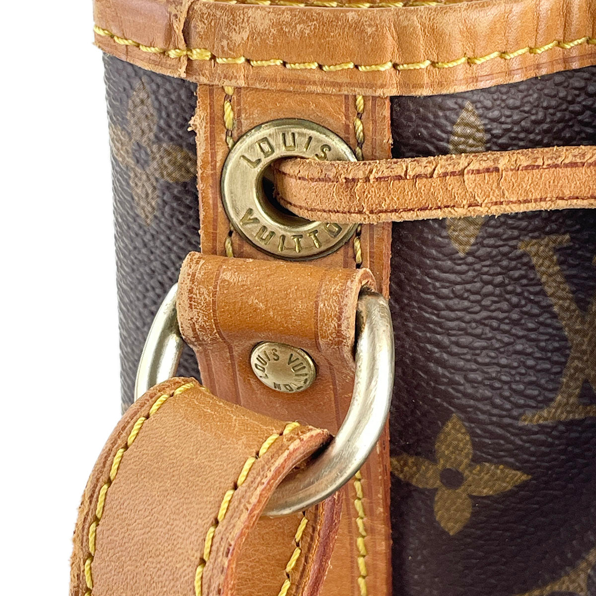 Louis Vuitton Monogram Petit Noe Coated Canvas Fabric Brown Shoulder bag 4846