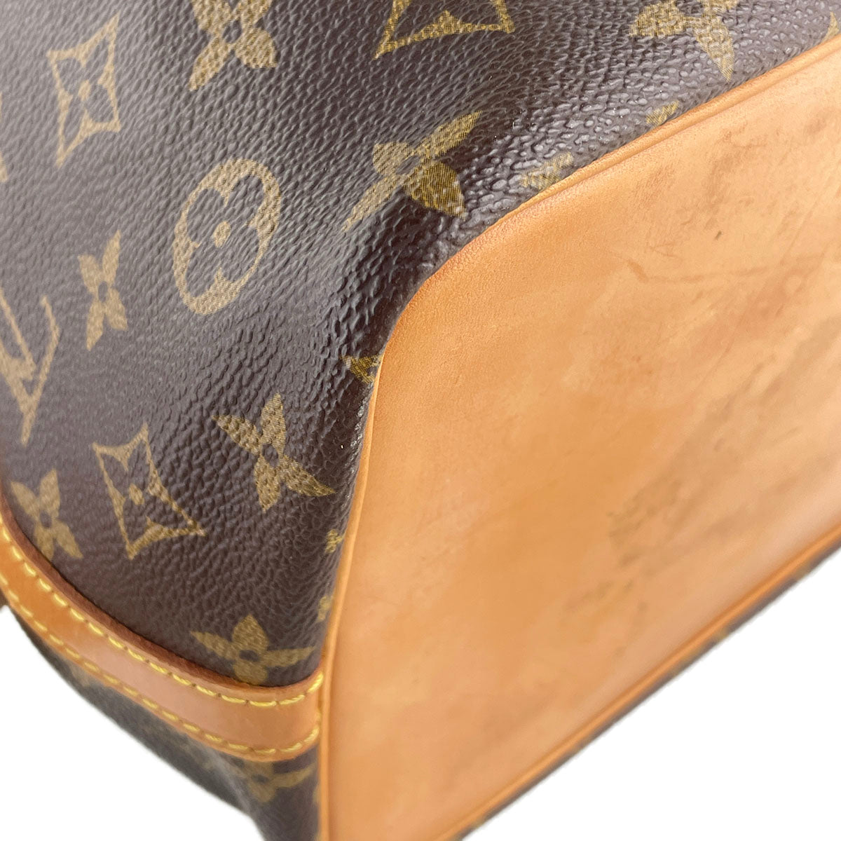 Louis Vuitton Monogram Petit Noe Coated Canvas Fabric Brown Shoulder bag 4846