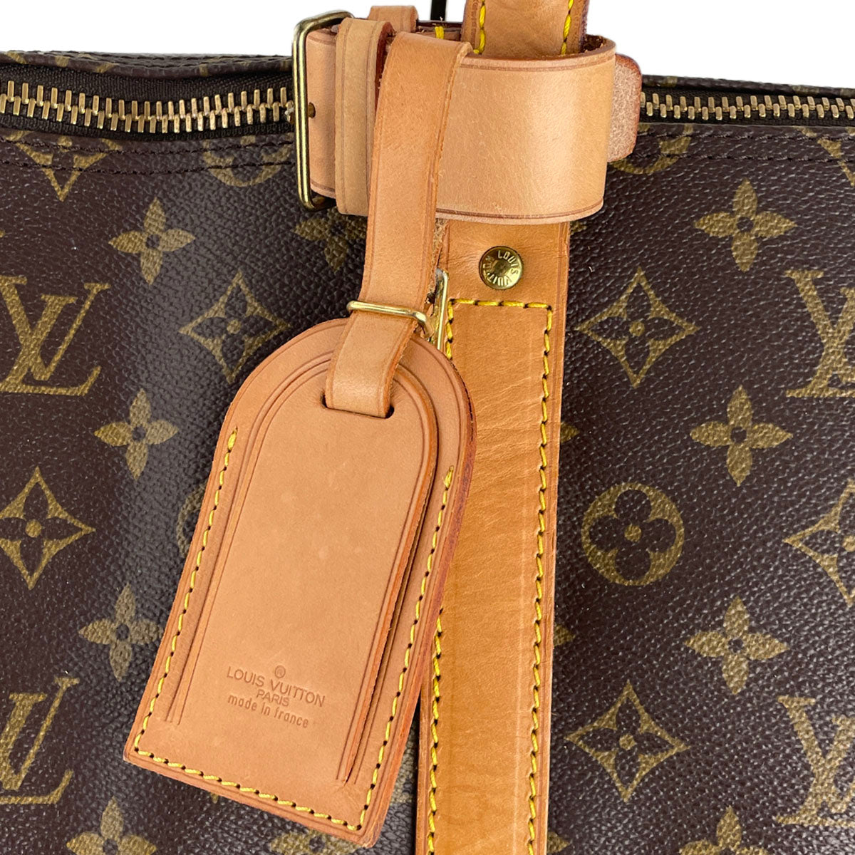 Louis Vuitton Monogram Keepall Bandouliere 55 Coated Canvas  Boston Bag 4880