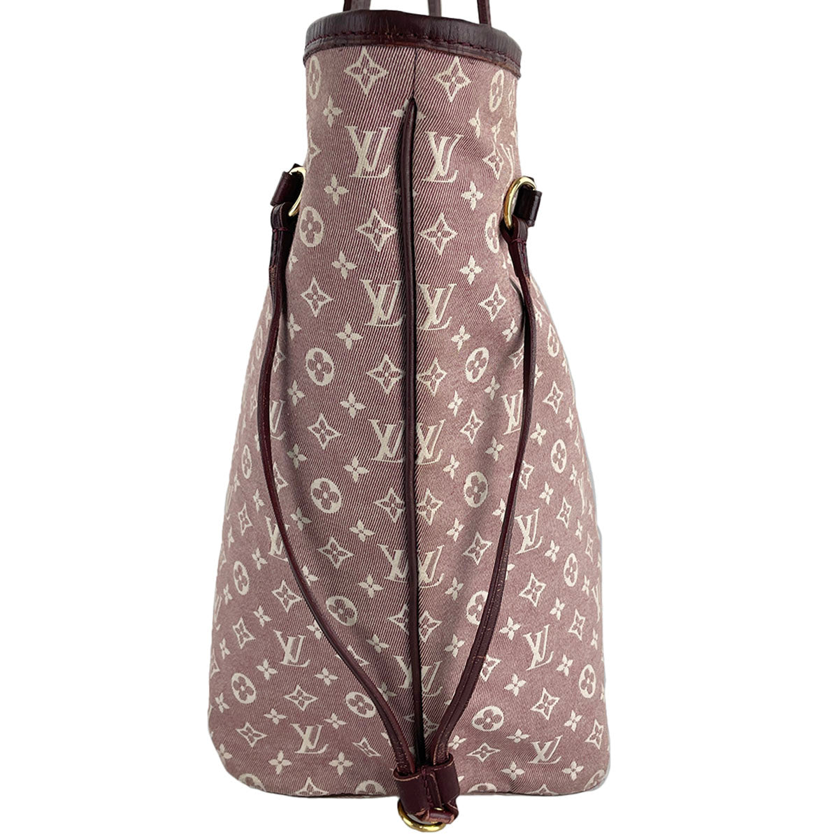 Louis Vuitton Monogram Idylle Neverfull MM Cotton Fabric Brown Tote bag 4895