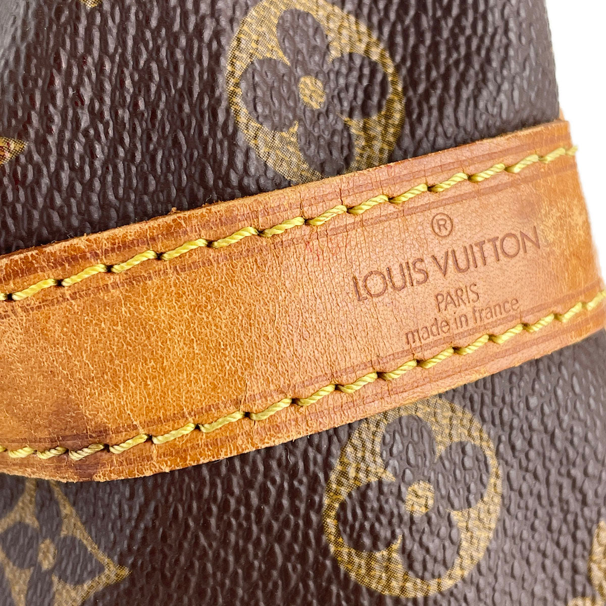Louis Vuitton Monogram Petit Noe Coated Canvas Fabric Brown Shoulder bag 4846
