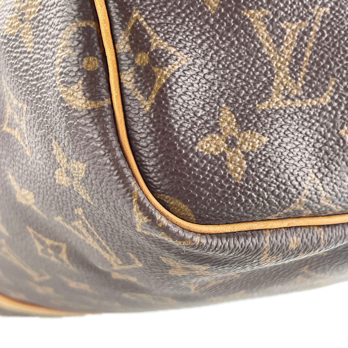 Louis Vuitton Monogram Keepall 55 Coated Canvas Fabric Brown Boston Bag 4888