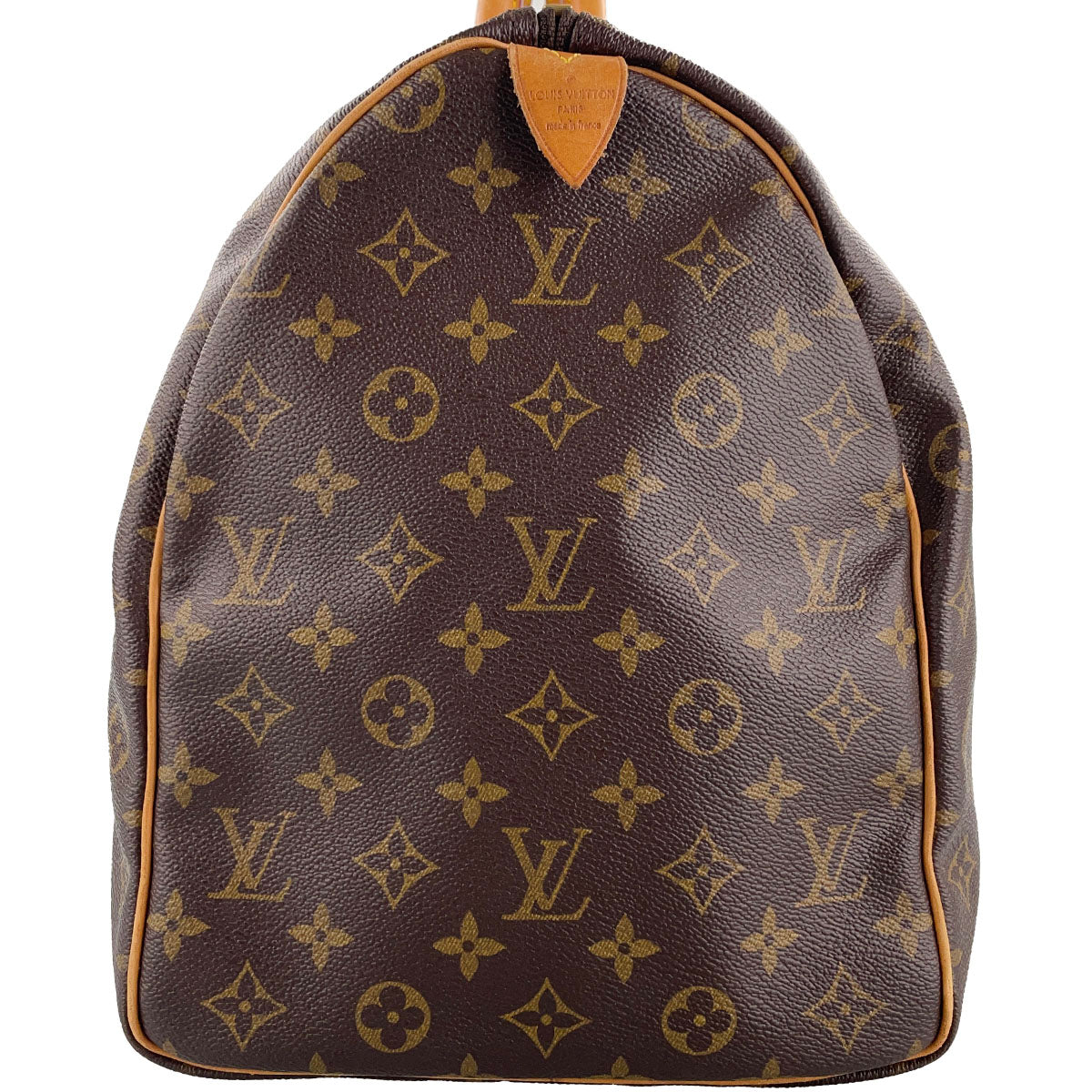 Louis Vuitton Monogram Keepall 50 Leather Fabric Brown Boston Bag 4662