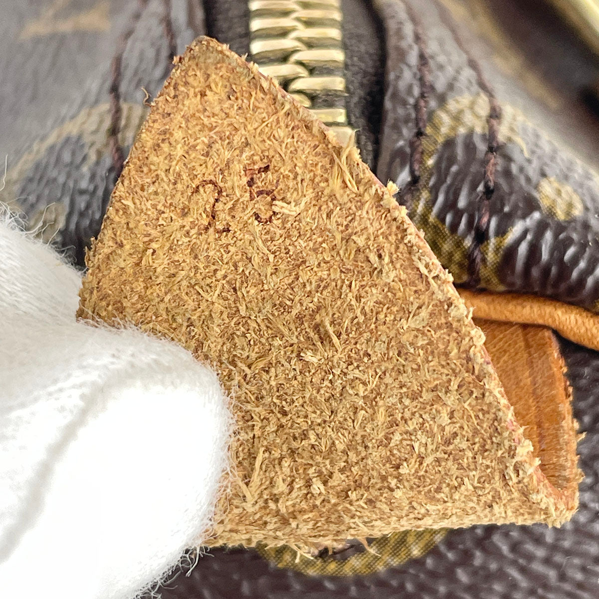 Louis Vuitton Monogram Speedy 25 Coated Canvas Fabric Brown Handbag 4941