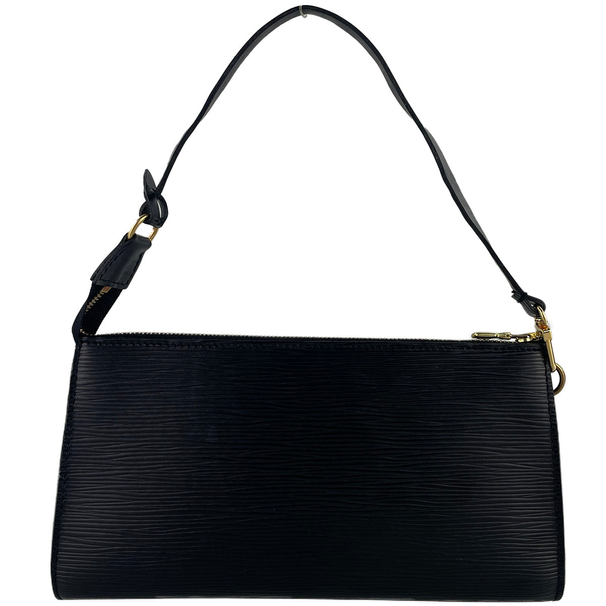 Louis Vuitton Epi Pochette Accessoires Leather Suede Black Handbag 4926