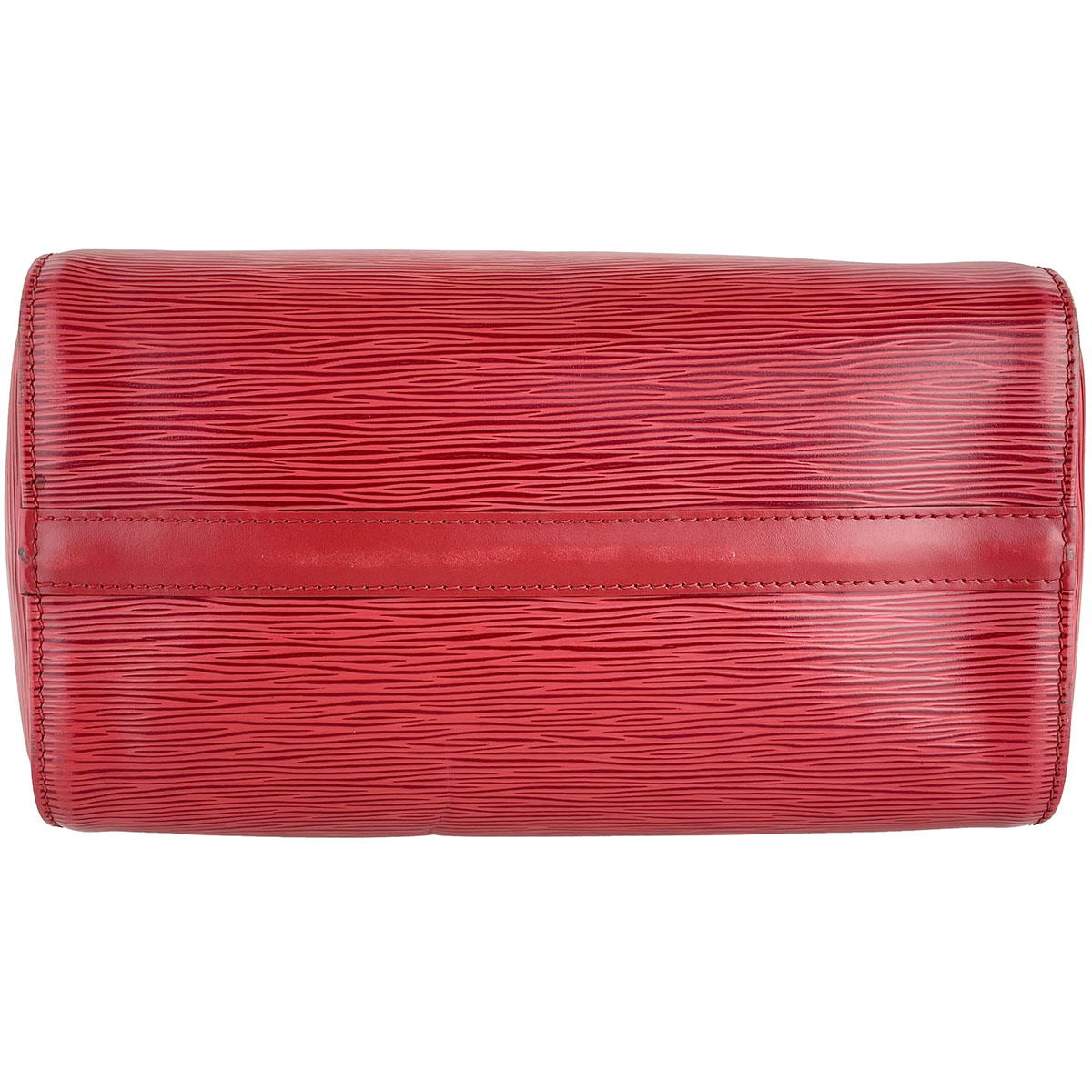 Louis Vuitton Epi Speedy 25 Leather Suede Red Handbag 4919