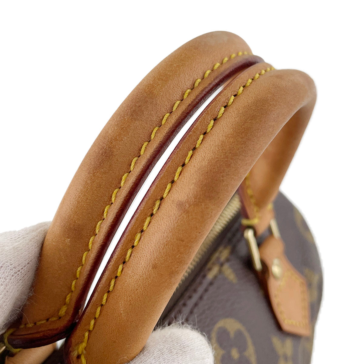 Louis Vuitton Monogram Mini speedy Coated Canvas Fabric Brown Handbag 4896