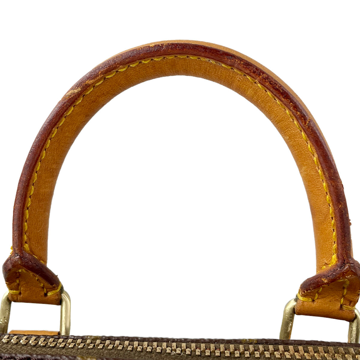 Louis Vuitton Monogram Mini speedy Coated Canvas Fabric Brown 2way Handbag 4916