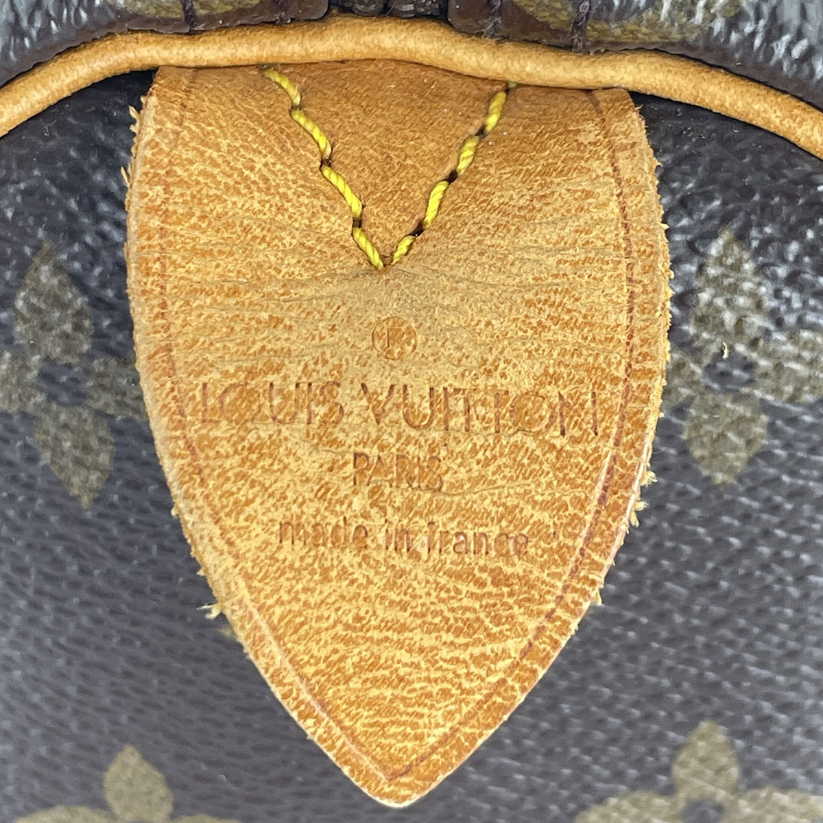Louis Vuitton Monogram Speedy 25 Coated Canvas Fabric Brown Handbag 4842