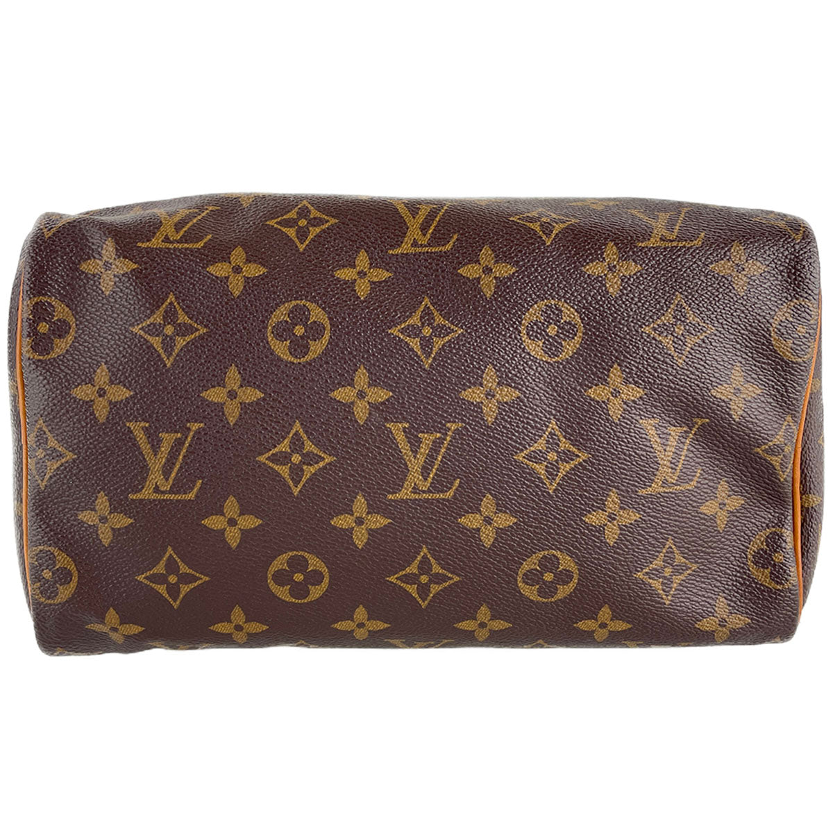 Louis Vuitton Monogram Speedy 25 Coated Canvas Fabric Brown Handbag 4925