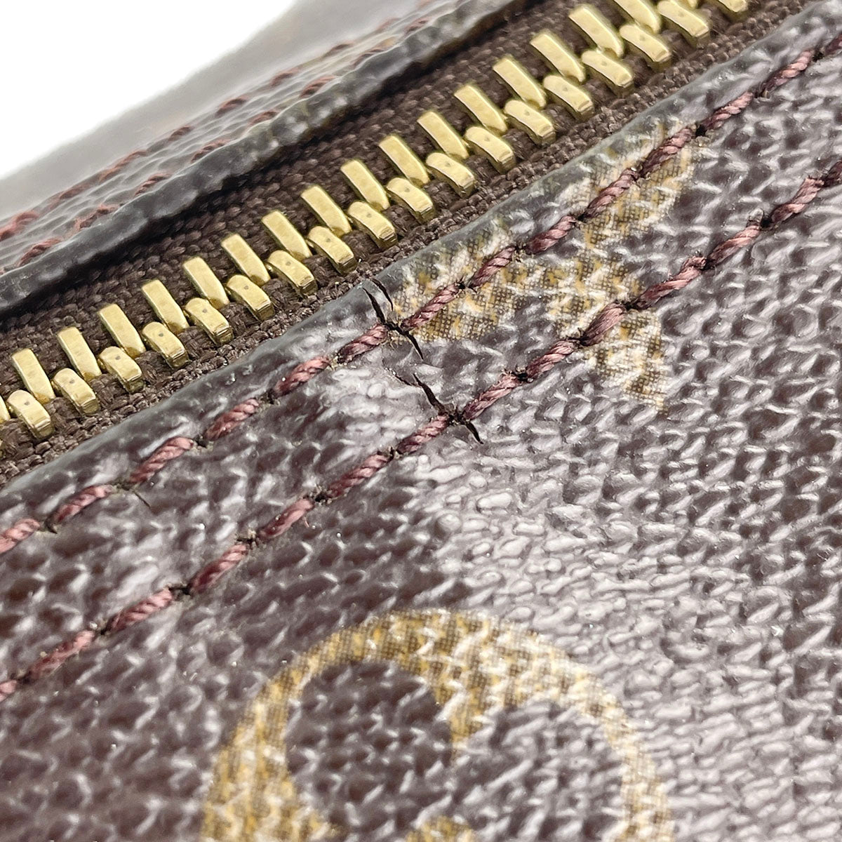 Louis Vuitton Monogram Speedy 30 Coated Canvas Fabric Brown Handbag 4935