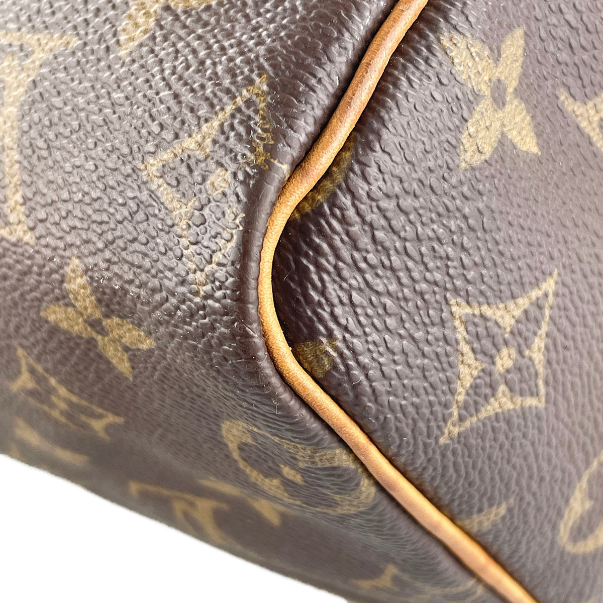 Louis Vuitton Monogram Speedy 25 Coated Canvas Fabric Brown Handbag 4937