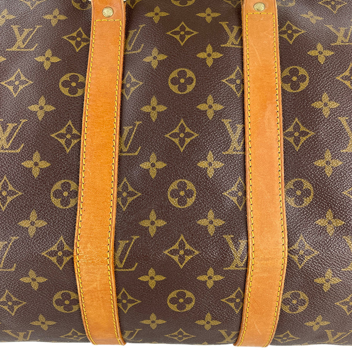 Louis Vuitton Monogram Keepall Bandouliere 45 Coated Canvas Boston Bag 4872