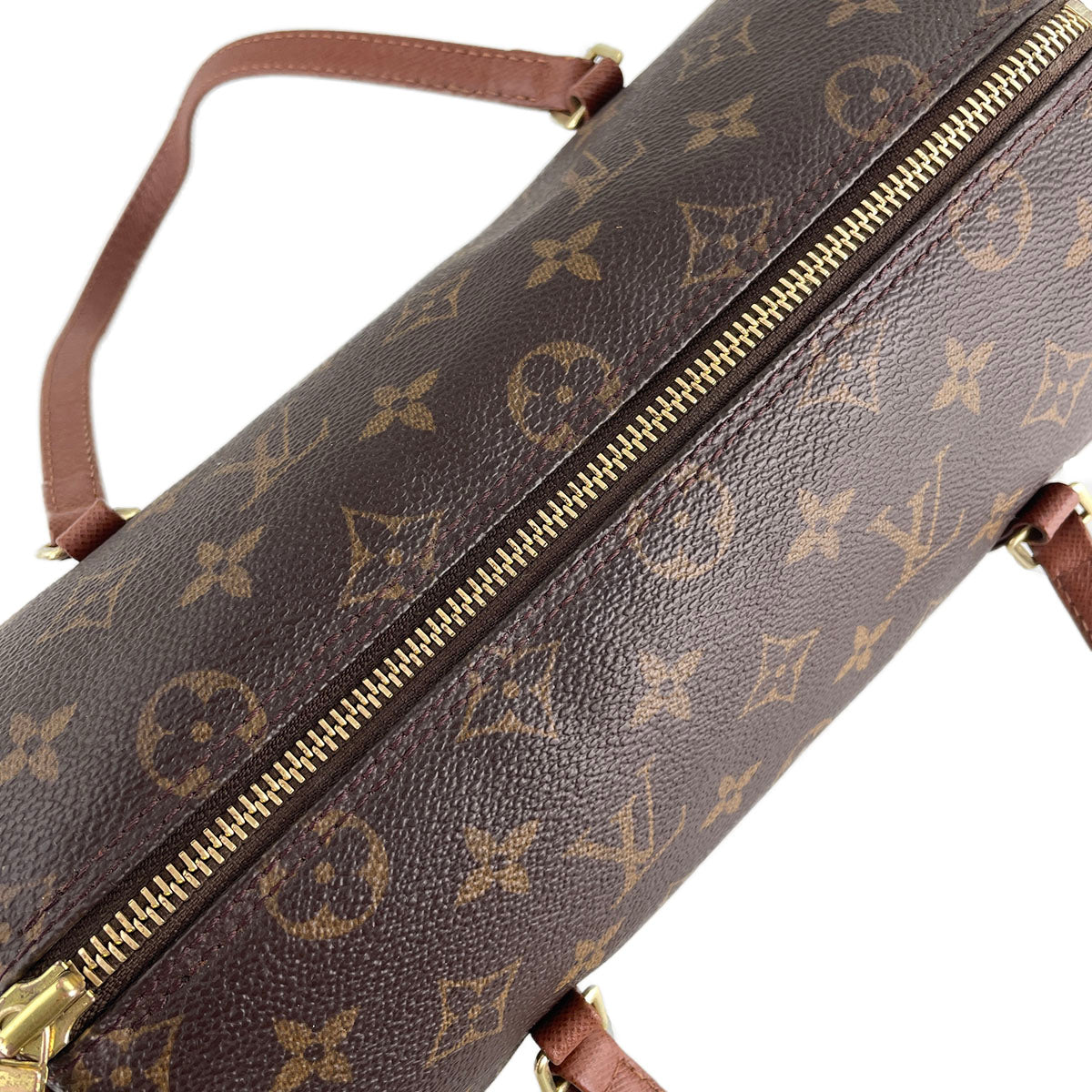 Louis Vuitton Monogram Papillon 26 Coated Canvas Leather Brown Handbag 4858