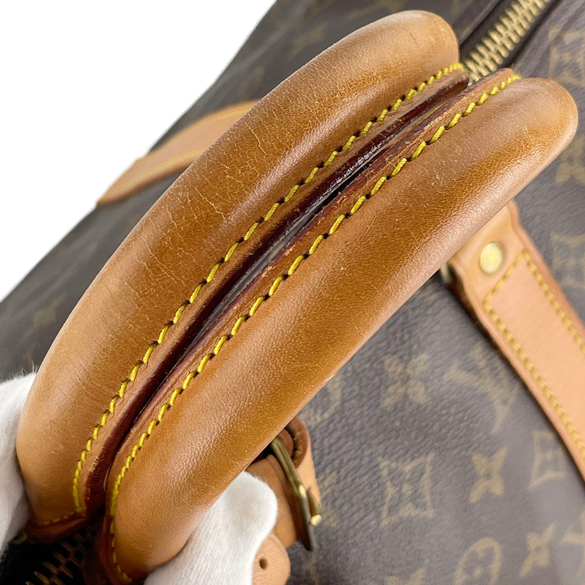 Louis Vuitton Monogram Keepall Bandouliere 45 Coated Canvas Boston Bag 4904