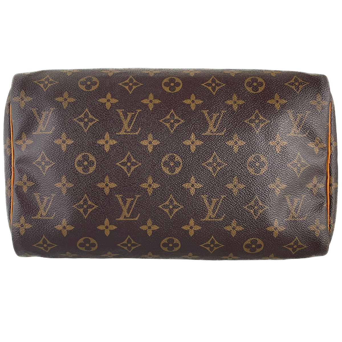 Louis Vuitton Monogram Speedy 30 Leather Fabric Brown Handbag 4759