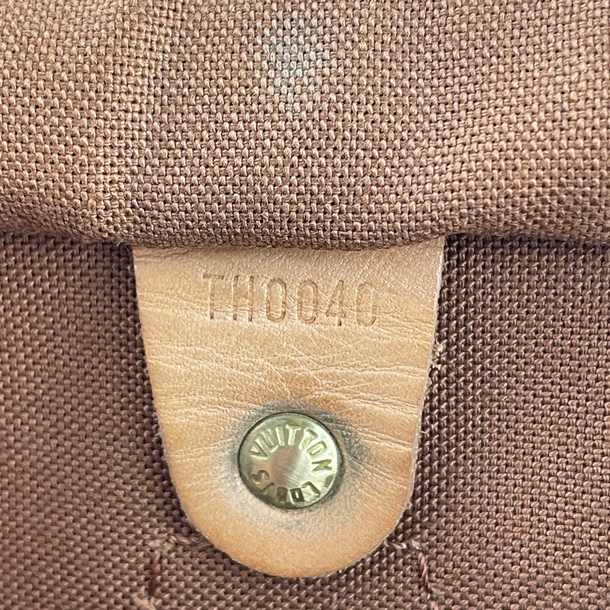 Louis Vuitton Monogram Speedy 30 Coated Canvas Fabric Brown Handbag 4885