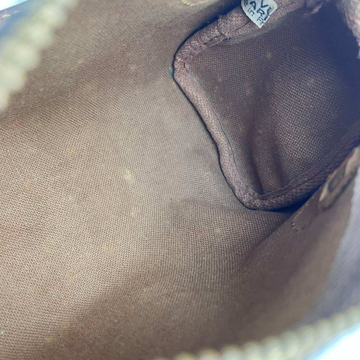 Louis Vuitton Monogram Mini speedy 2way Coated Canvas Fabric Brown Handbag 4877