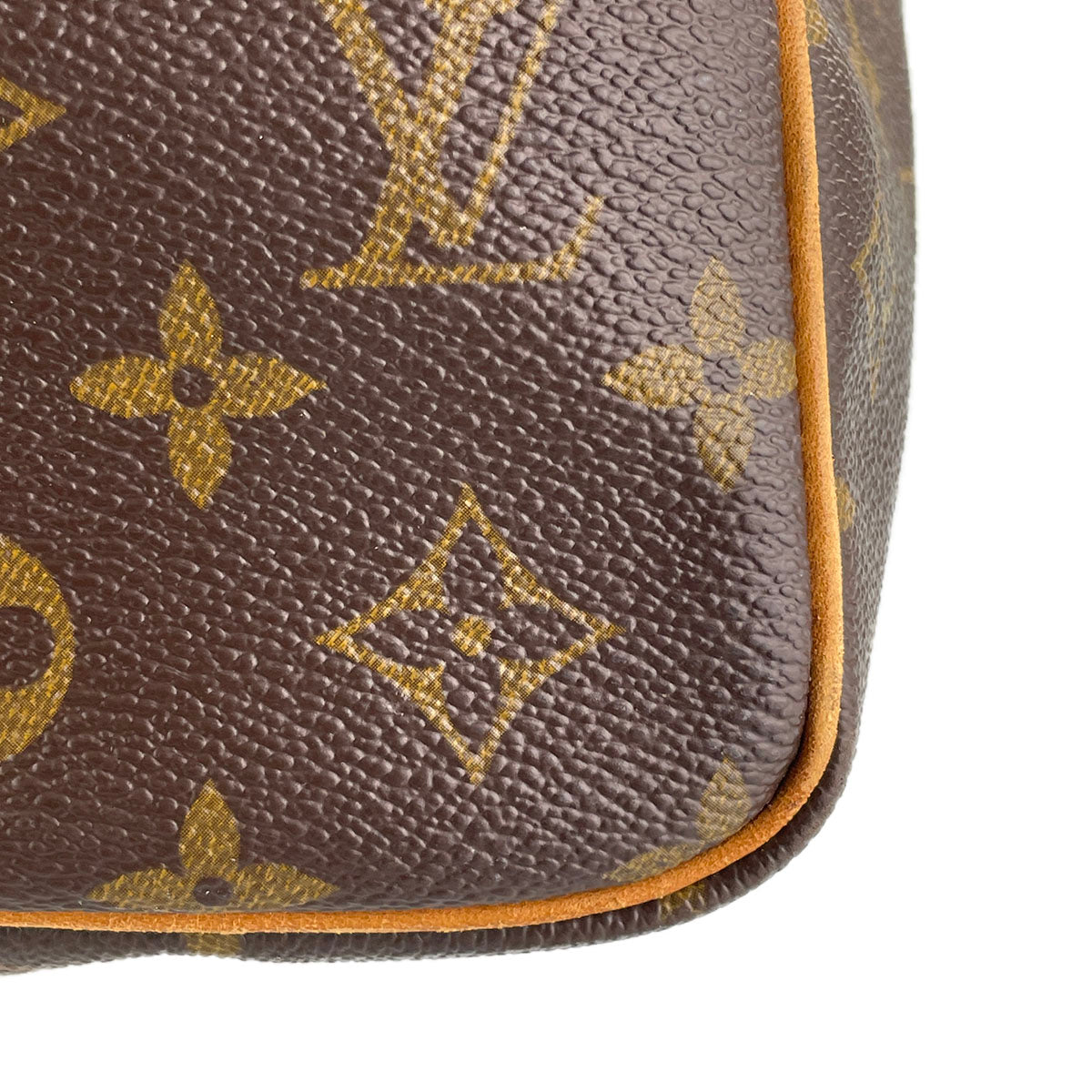 Louis Vuitton Monogram Keepall 50 Leather Fabric Brown Boston Bag 4662