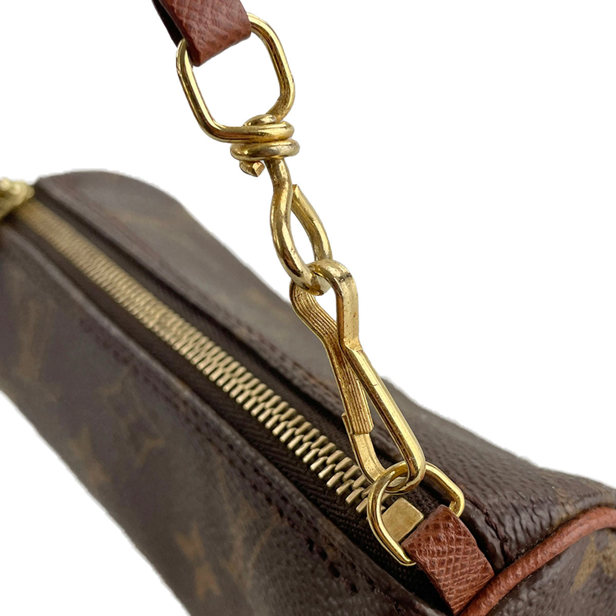 Louis Vuitton Monogram Papillon 30 Coated Canvas Leather Brown Handbag 4906