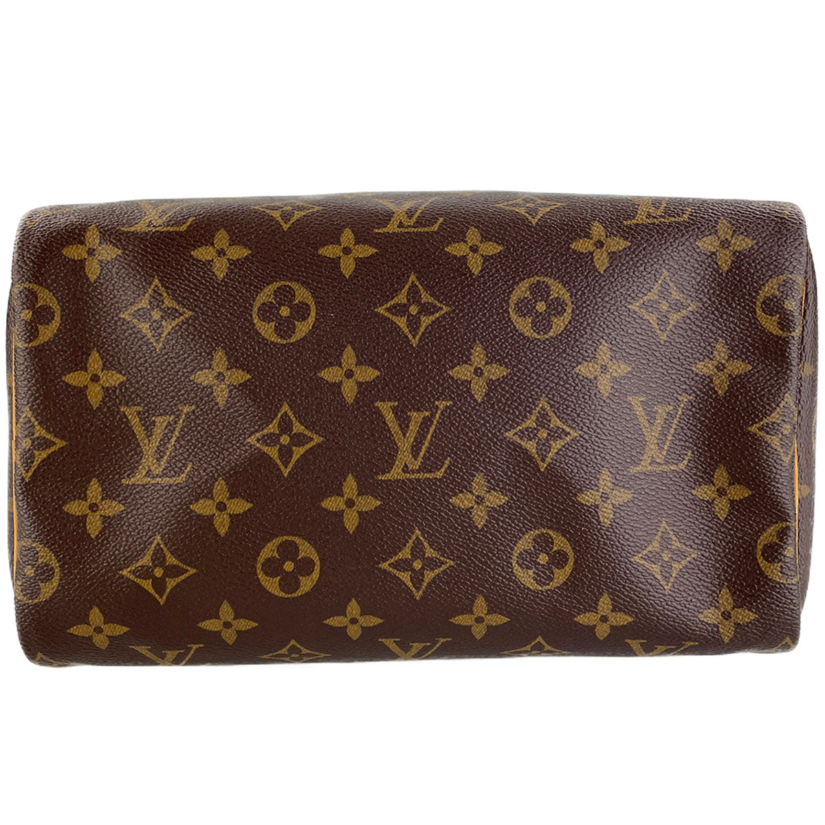 Louis Vuitton Monogram Speedy 25 Coated Canvas Fabric Brown Handbag 4907