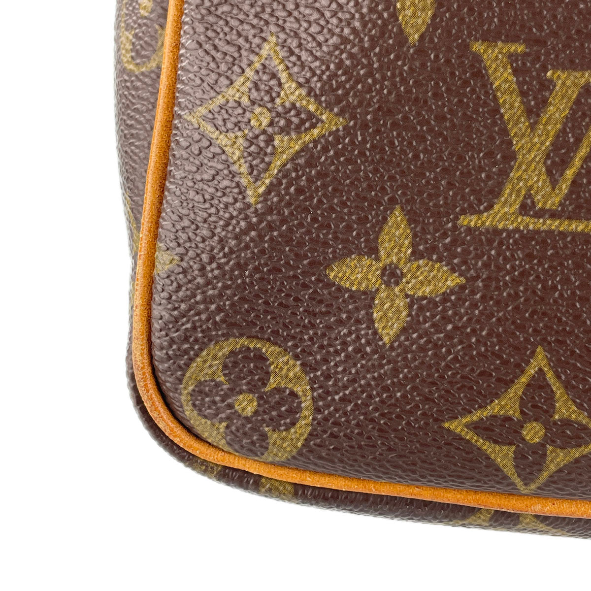 Louis Vuitton Monogram Speedy 40 Coated Canvas Fabric Brown Handbag 4850