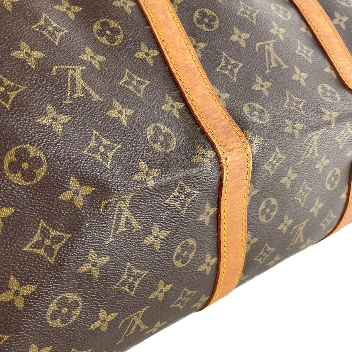 Louis Vuitton Monogram Keepall Bandouliere 60 Coated Canvas Boston Bag 4898