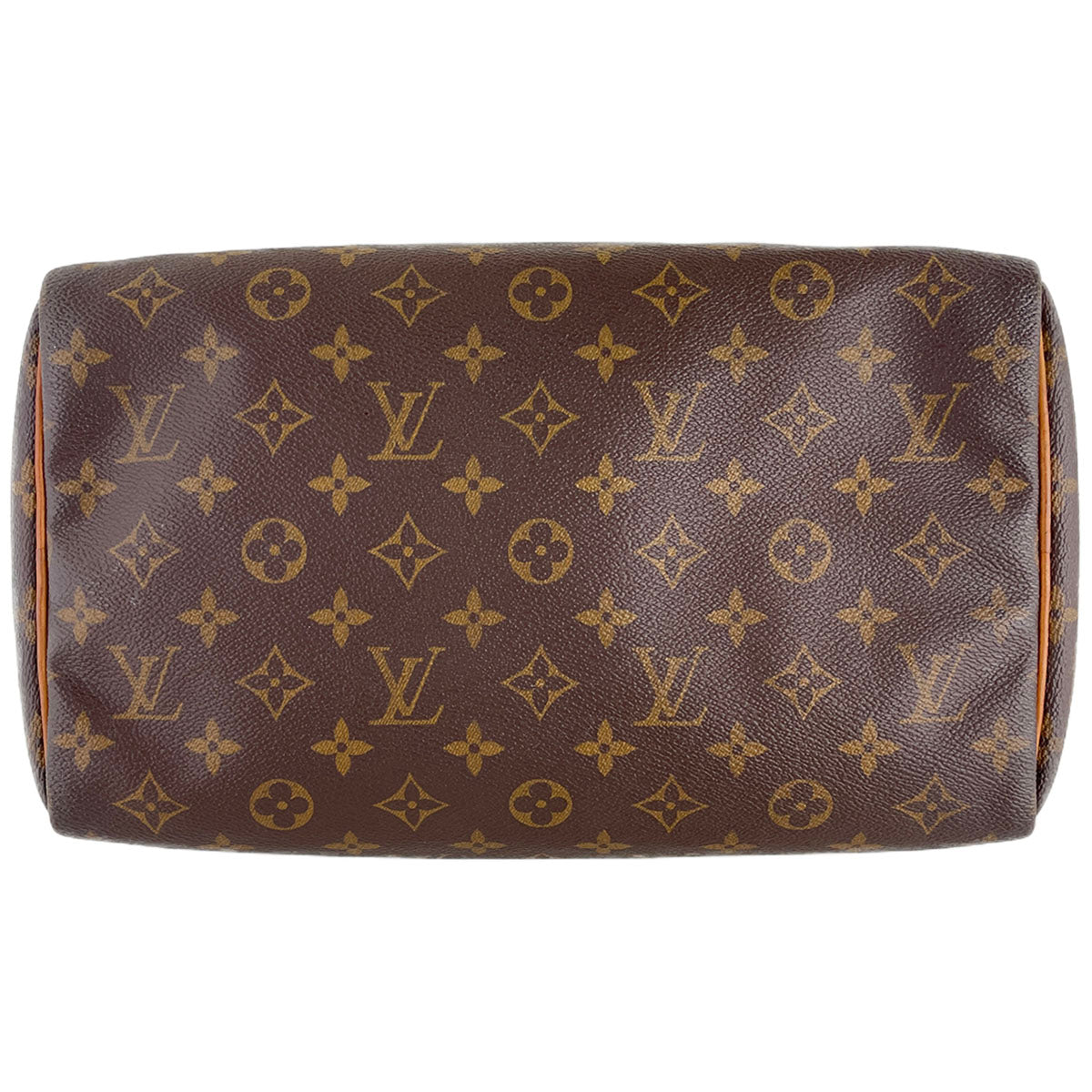 Louis Vuitton Monogram Speedy 30 Coated Canvas Fabric Brown Handbag 4885