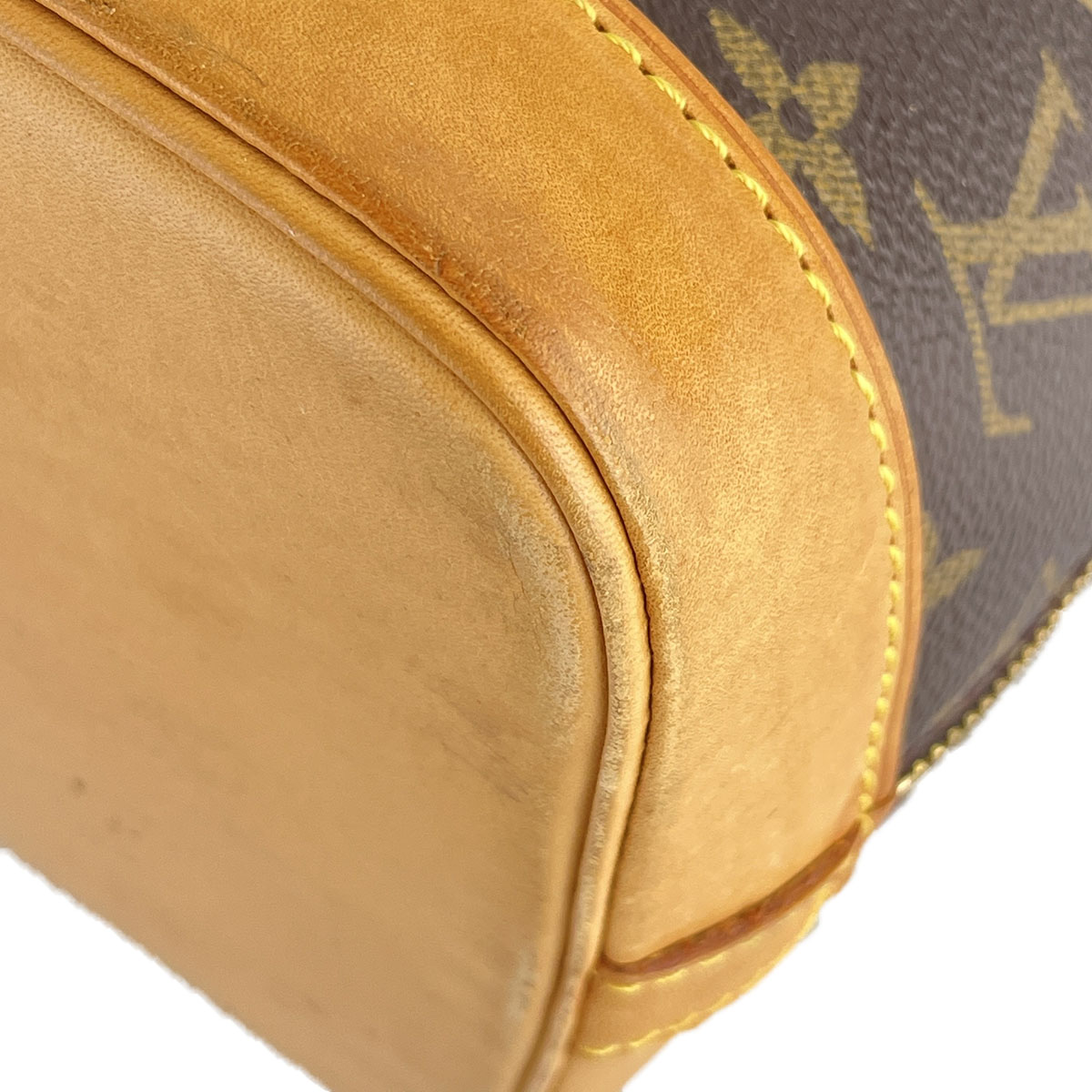 Louis Vuitton Monogram Alma Coated Canvas Fabric Brown Handbag 4829