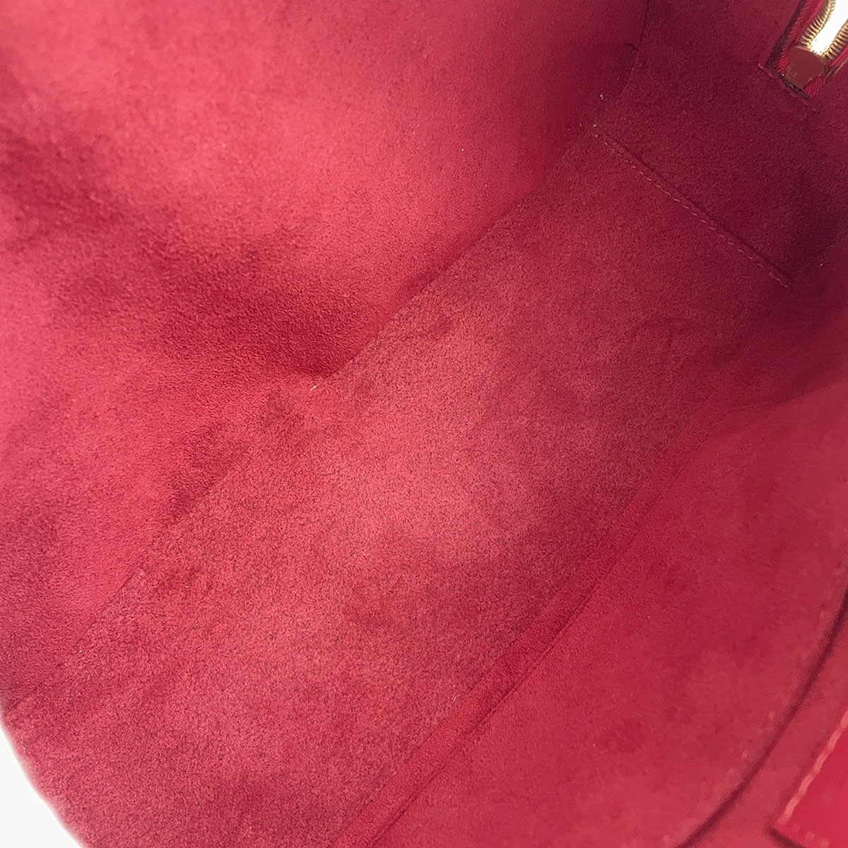 Louis Vuitton Epi Jasmine Leather Suede Red Handbag 4940