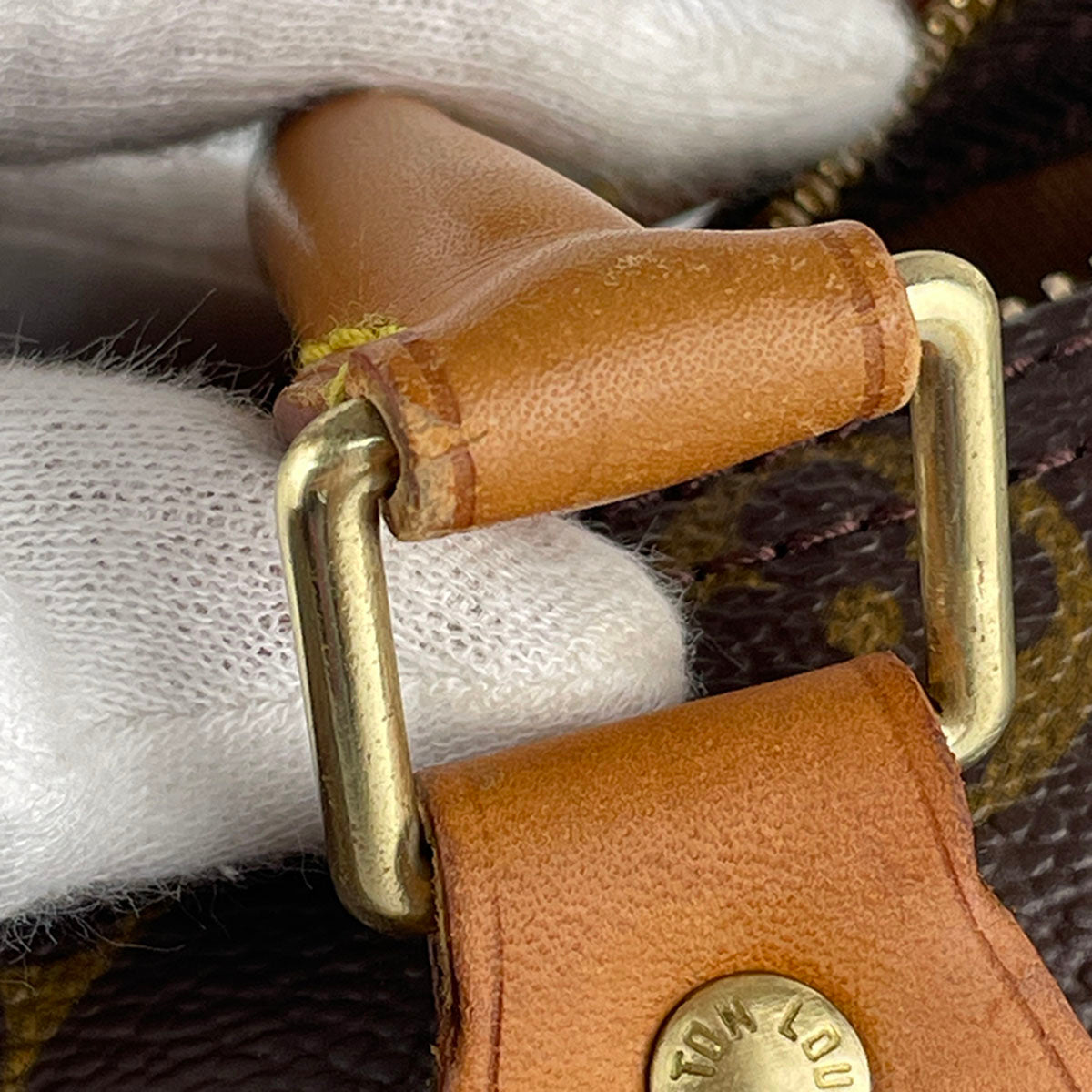 Louis Vuitton Monogram Speedy 25 Coated Canvas Fabric Brown Handbag 4928