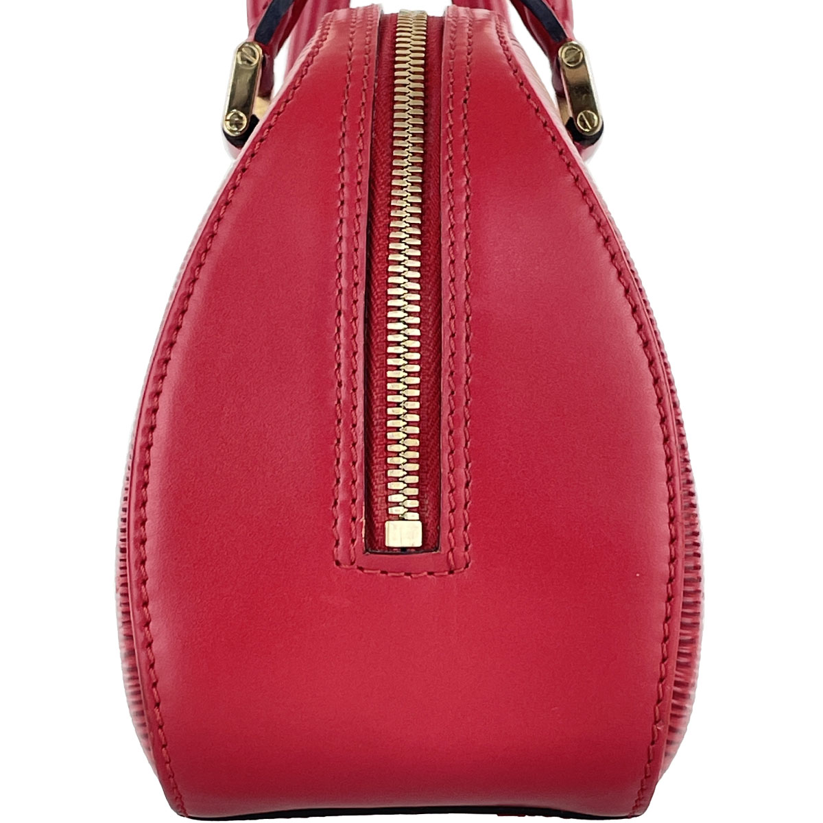 Louis Vuitton Epi Jasmine Leather Suede Red Handbag 4940