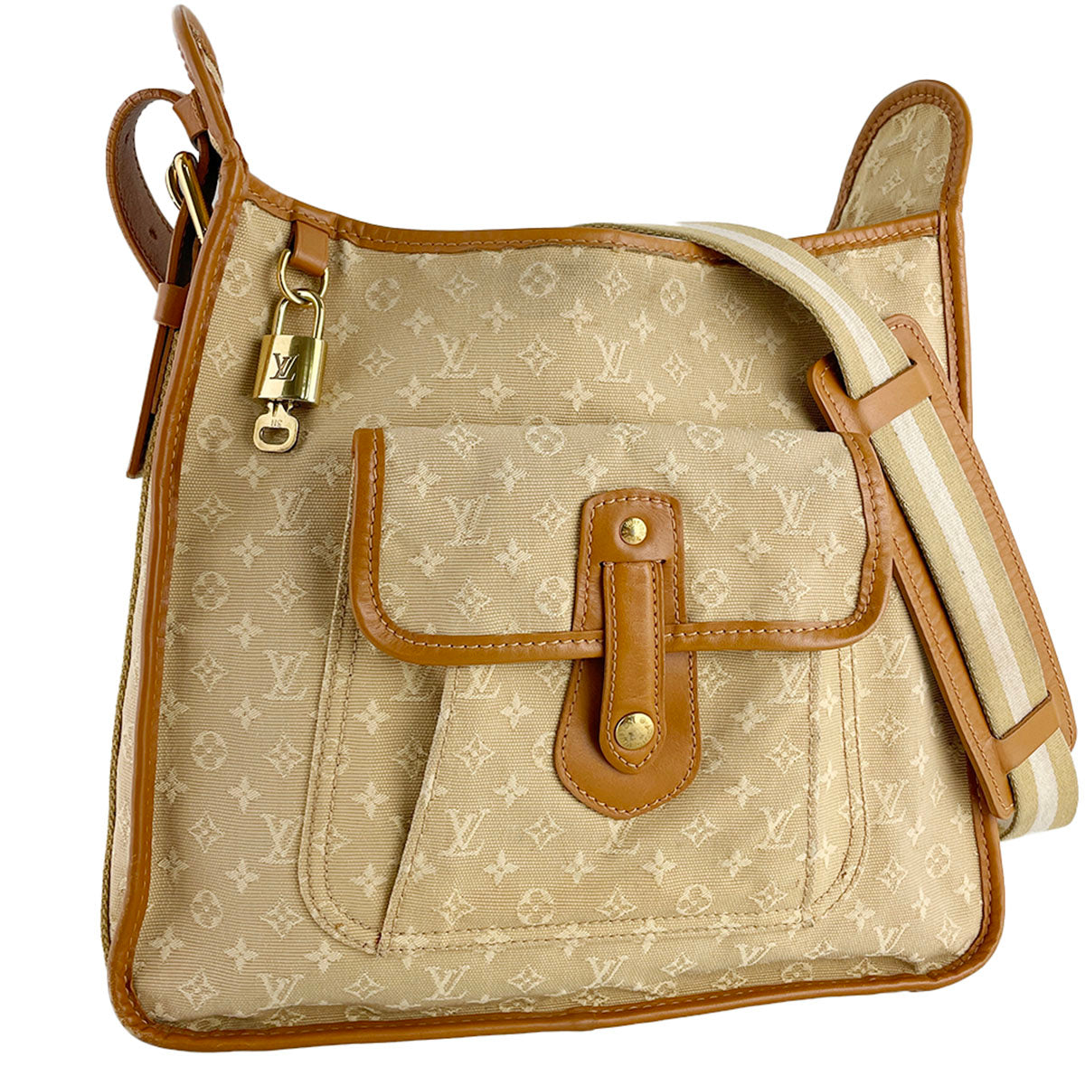 Louis Vuitton Monogram Mini Besace Mary Kate Canvas Fabric Shoulder bag 4845