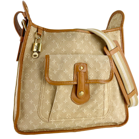 Louis Vuitton Monogram Mini Besace Mary Kate Canvas Fabric Shoulder bag 4845