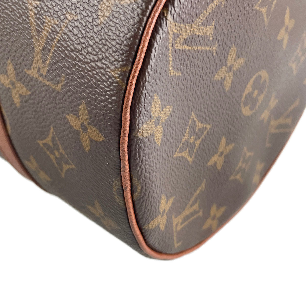 Louis Vuitton Monogram Papillon 30 Coated Canvas Leather Brown Handbag 4906