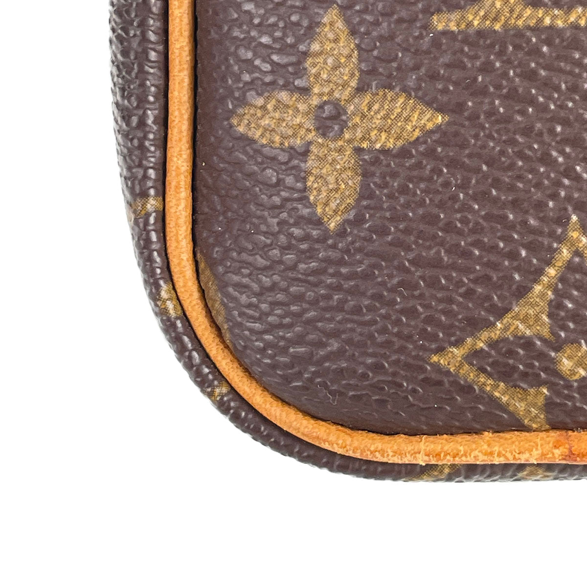 Louis Vuitton Monogram Mini speedy 2way Coated Canvas Fabric Brown Handbag 4853