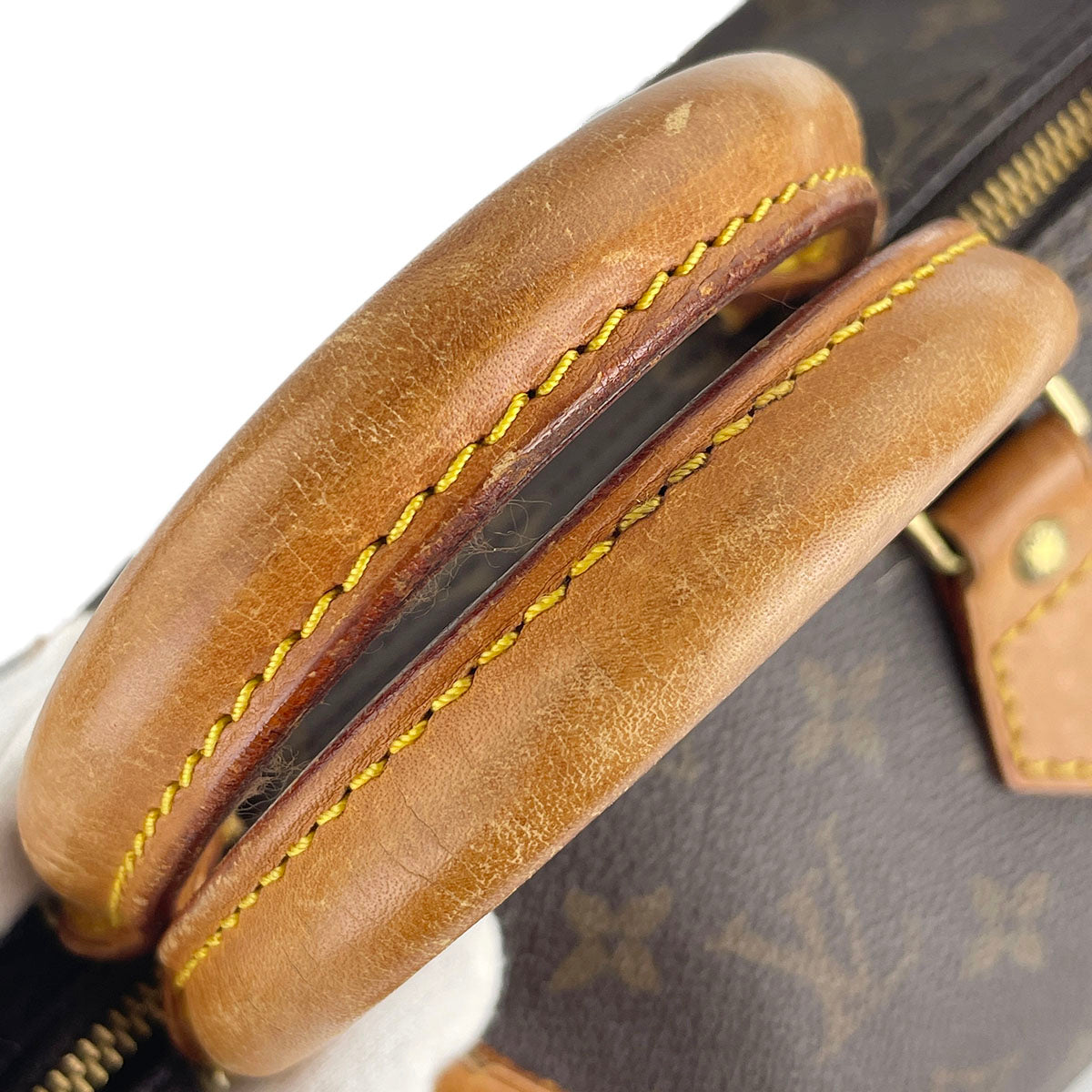 Louis Vuitton Monogram Speedy 25 Coated Canvas Fabric Brown Handbag 4842