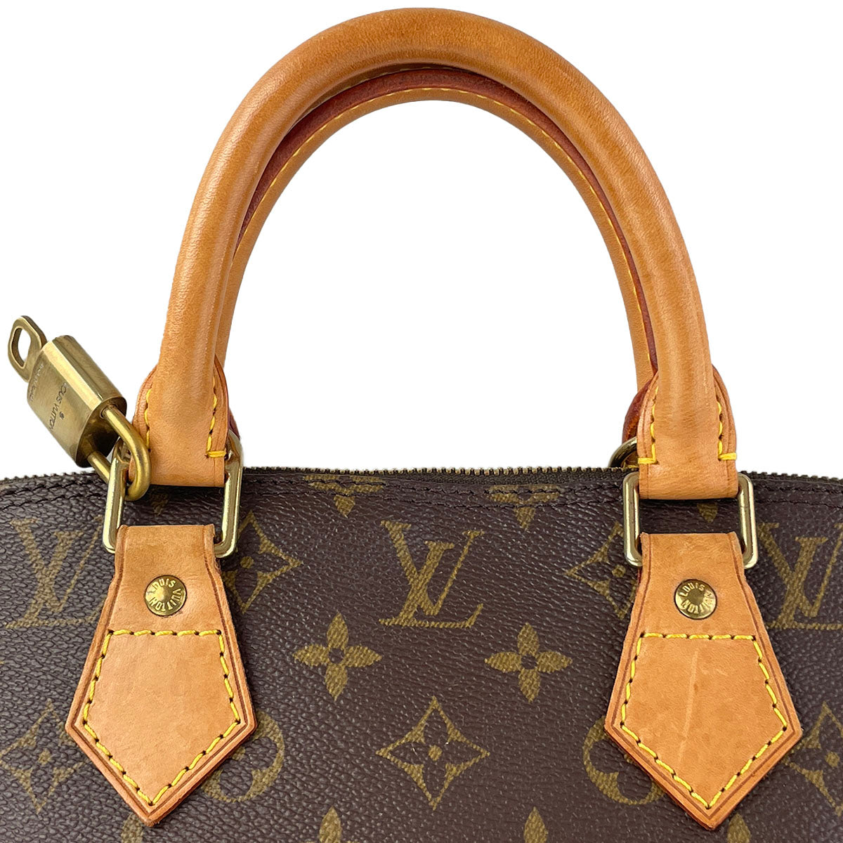 Louis Vuitton Monogram Alma 2way Coated Canvas Fabric Brown Handbag 4902