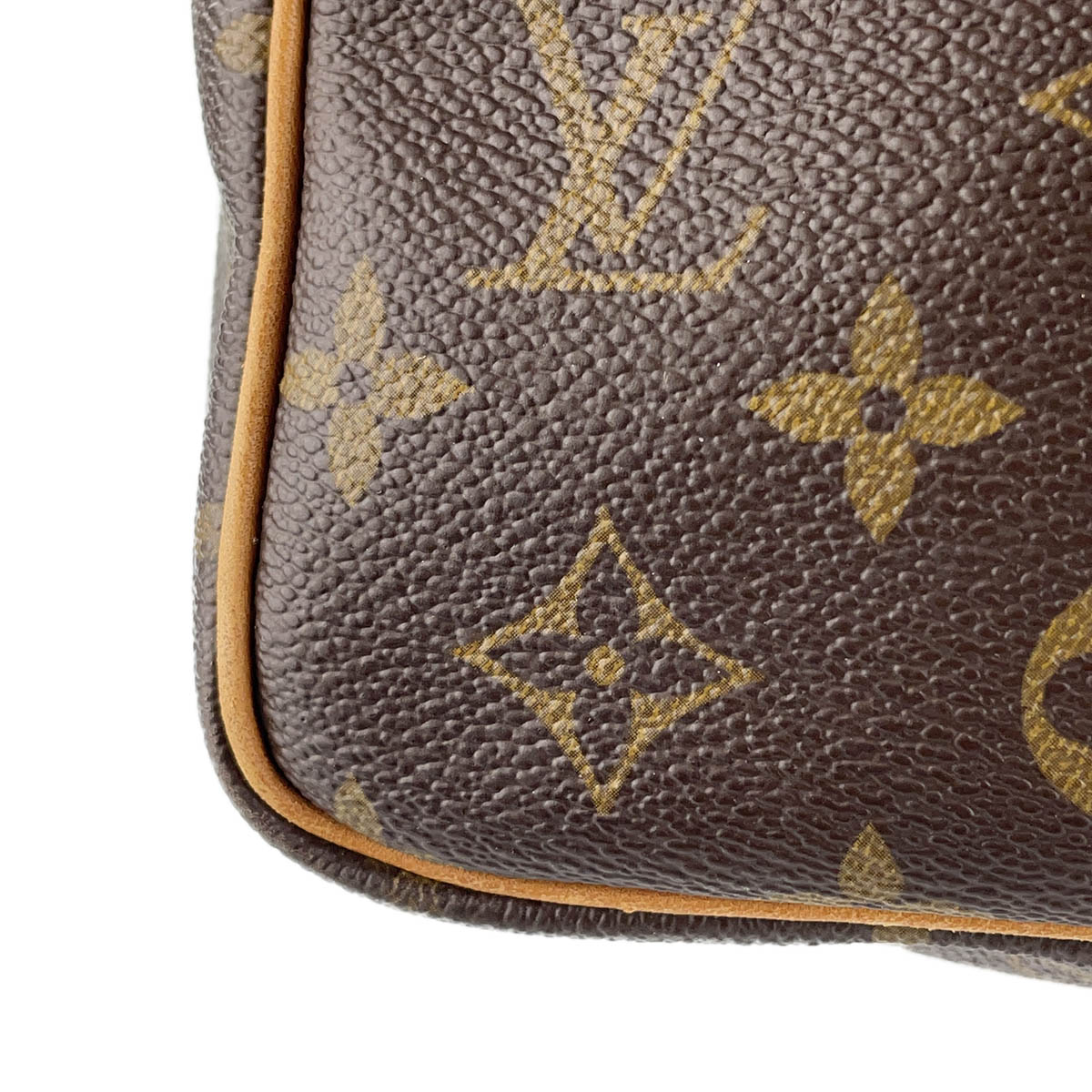 Louis Vuitton Monogram Keepall 50 Leather Fabric Brown Boston Bag 4662