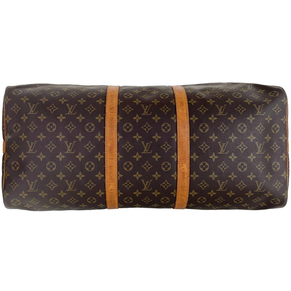 Louis Vuitton Monogram Keepall Bandouliere 60 Coated Canvas Boston Bag 4898
