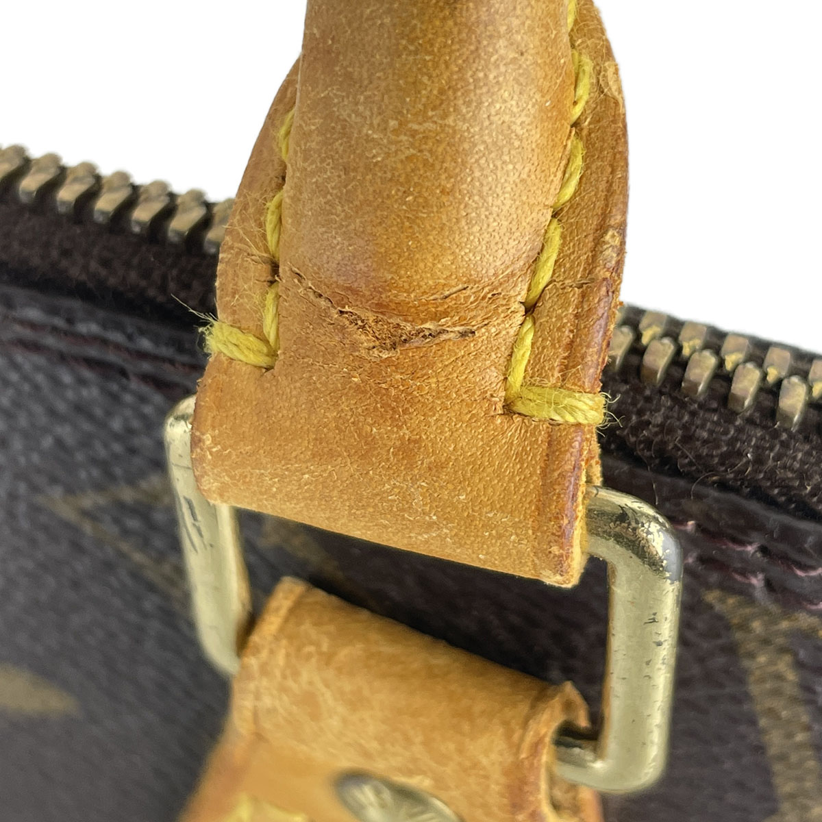 Louis Vuitton Monogram Alma Coated Canvas Fabric Brown Handbag 4915