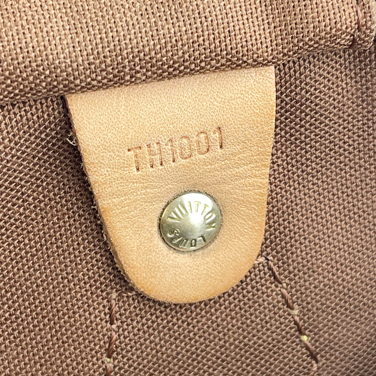 Louis Vuitton Monogram Speedy 30 Coated Canvas Fabric Brown Handbag 4935