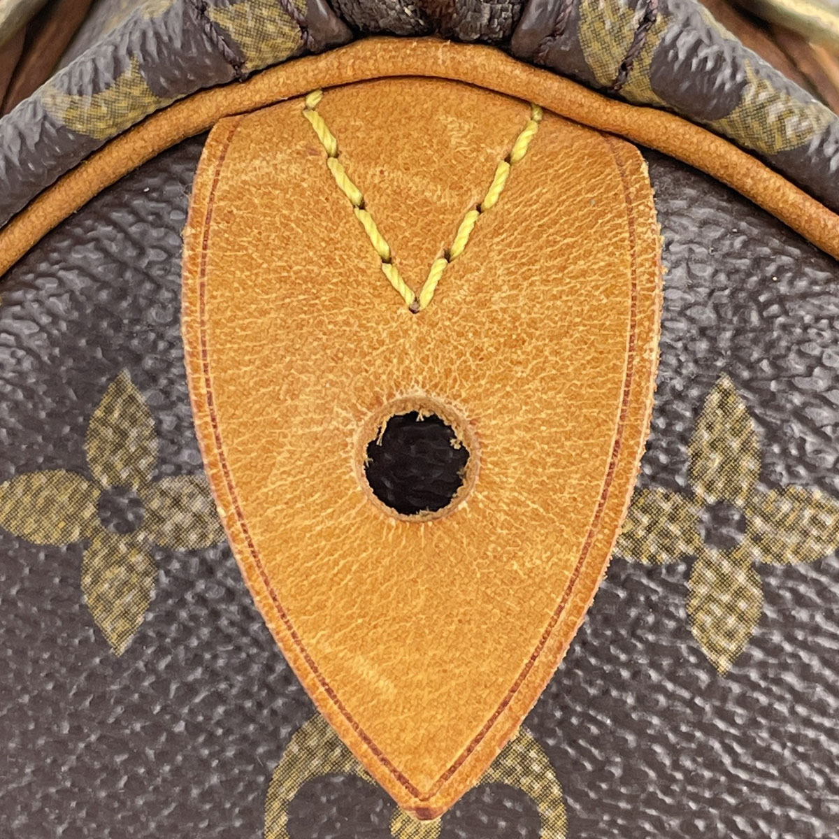 Louis Vuitton Monogram Speedy 25 Coated Canvas Fabric Brown Handbag 4827