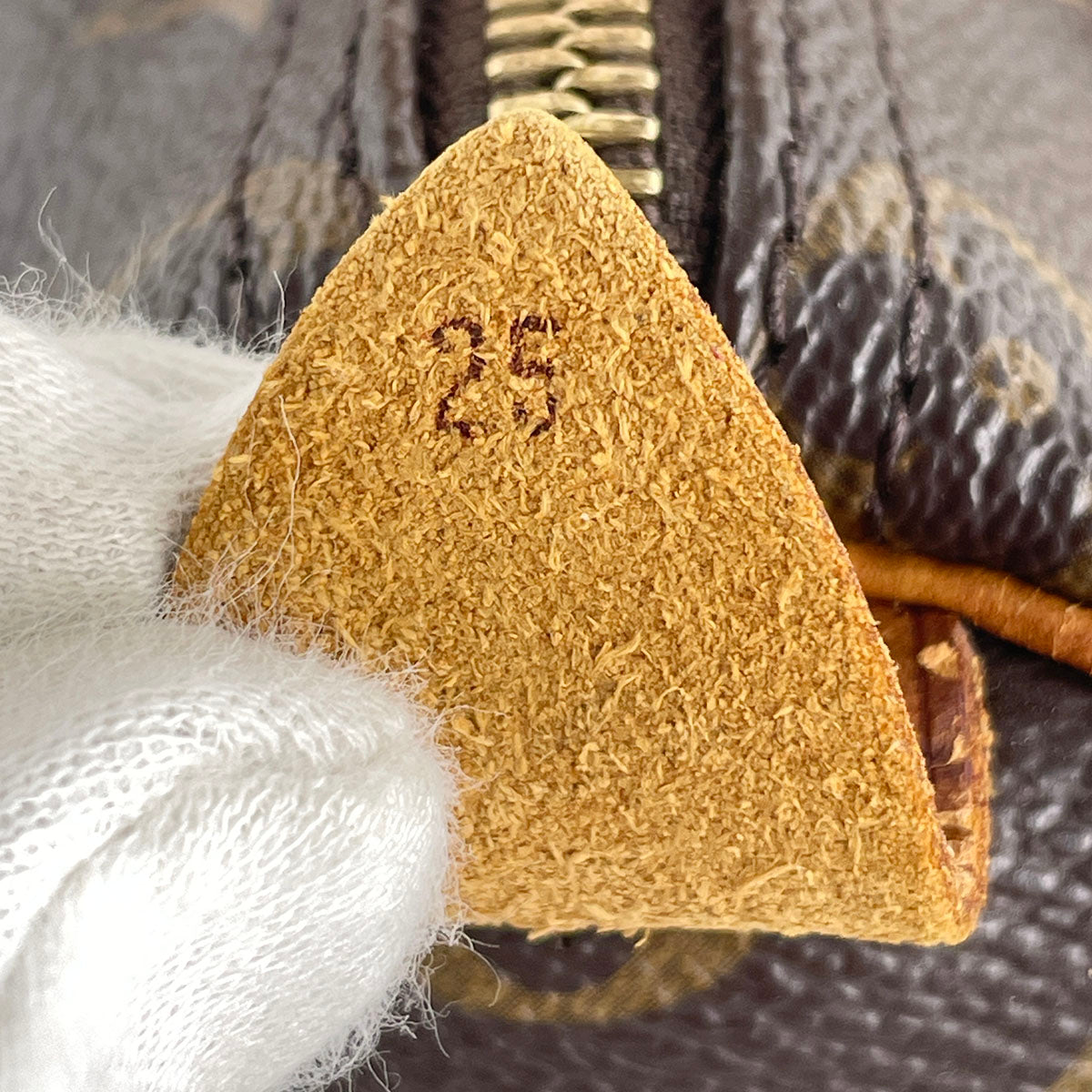 Louis Vuitton Monogram Speedy 25 Coated Canvas Fabric Brown Handbag 4899
