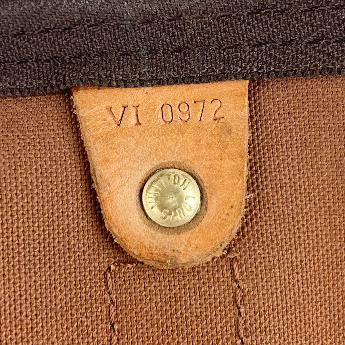 Louis Vuitton Monogram Keepall 55 Coated Canvas Fabric Brown Boston Bag 4888