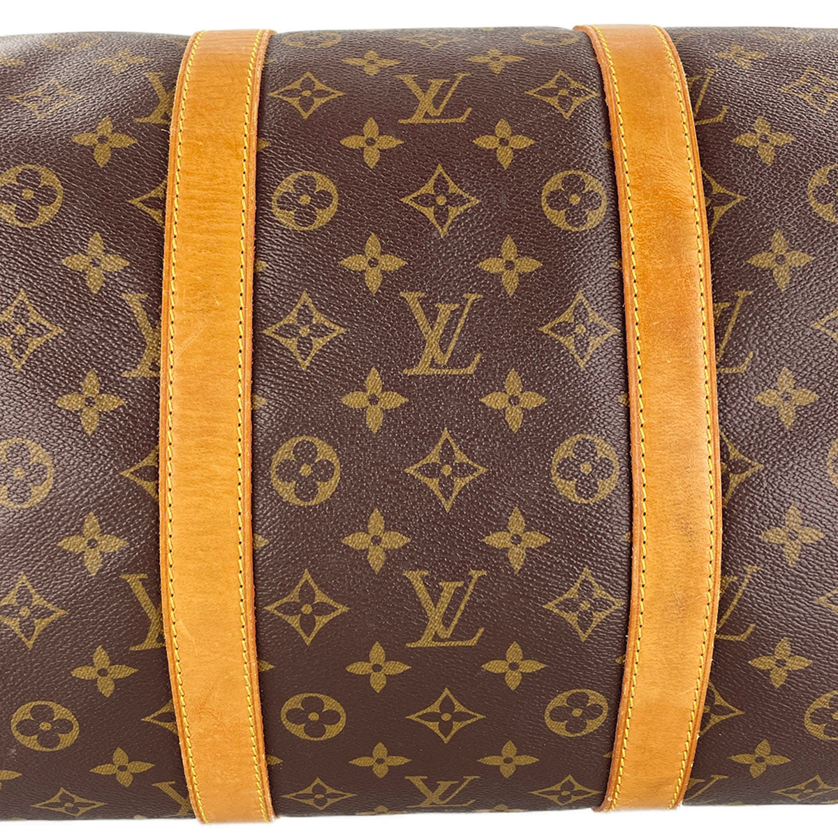 Louis Vuitton Monogram Keepall Bandouliere 55 Coated Canvas Boston Bag 4890